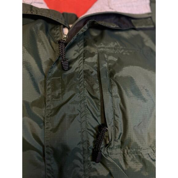 B.U.M. Equipment Green Vest Size Men’s L Windbreaker Pocketed Hiking Zip Up 90’s - Picture 7 of 10